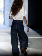 Casual Loose Graffiti Multi-Pocket Jeans