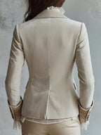 Constance | Ivory Tailored Blazer