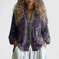 Adrianne | Floral Button-Down Blouse for Women