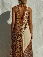 Bohemian Animal Print Dress
