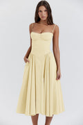 Florentina | Wedding Guest A-Line Midi Dress for Women