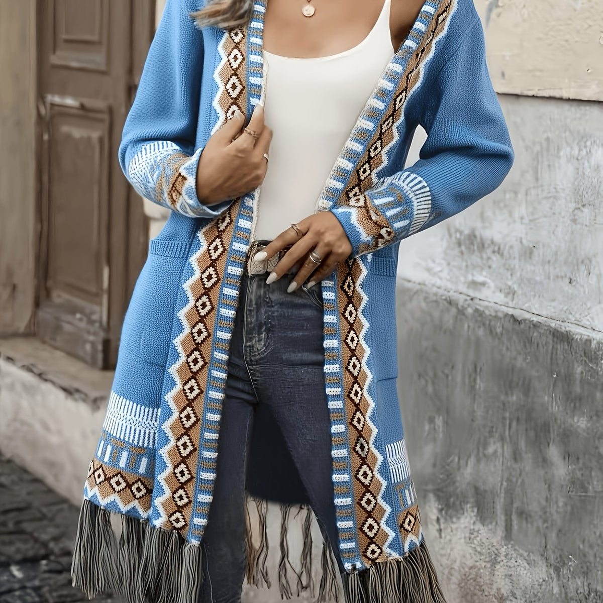 Fringed Bohemian Cardigan