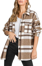 Classic Plaid Shirt Jacket