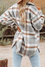Classic Plaid Shirt Jacket