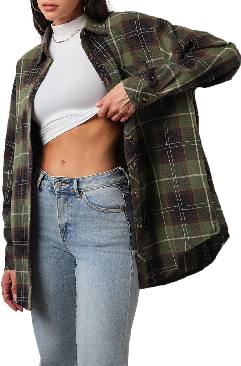 Button-Down Flannel Shirt