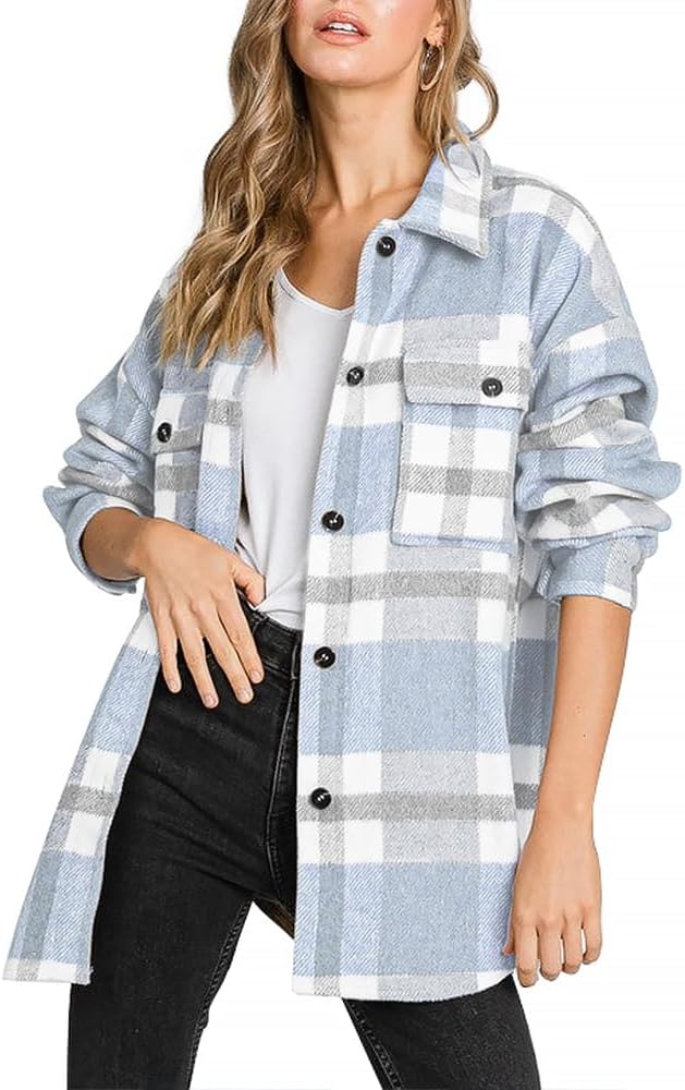 Classic Plaid Shirt Jacket