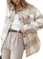 Classic Plaid Shirt Jacket