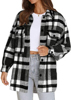 Classic Plaid Shirt Jacket