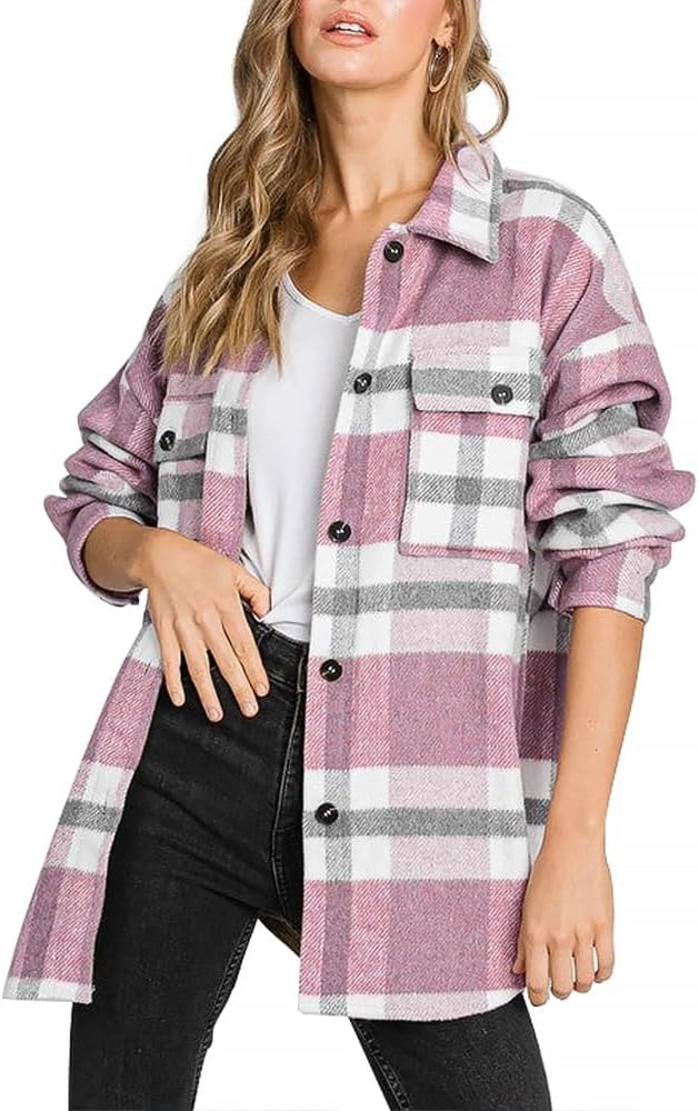 Classic Plaid Shirt Jacket