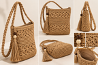 Eliana Handwoven Jute Crossbody Bag