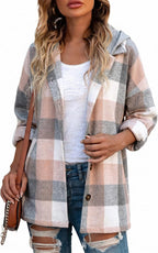 Hooded Flannel Shacket