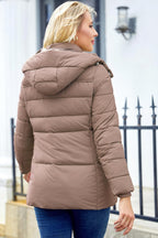 Packable Puffer with Hood Warm Lightweight