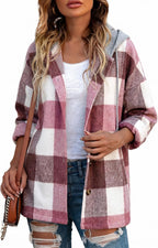 Hooded Flannel Shacket