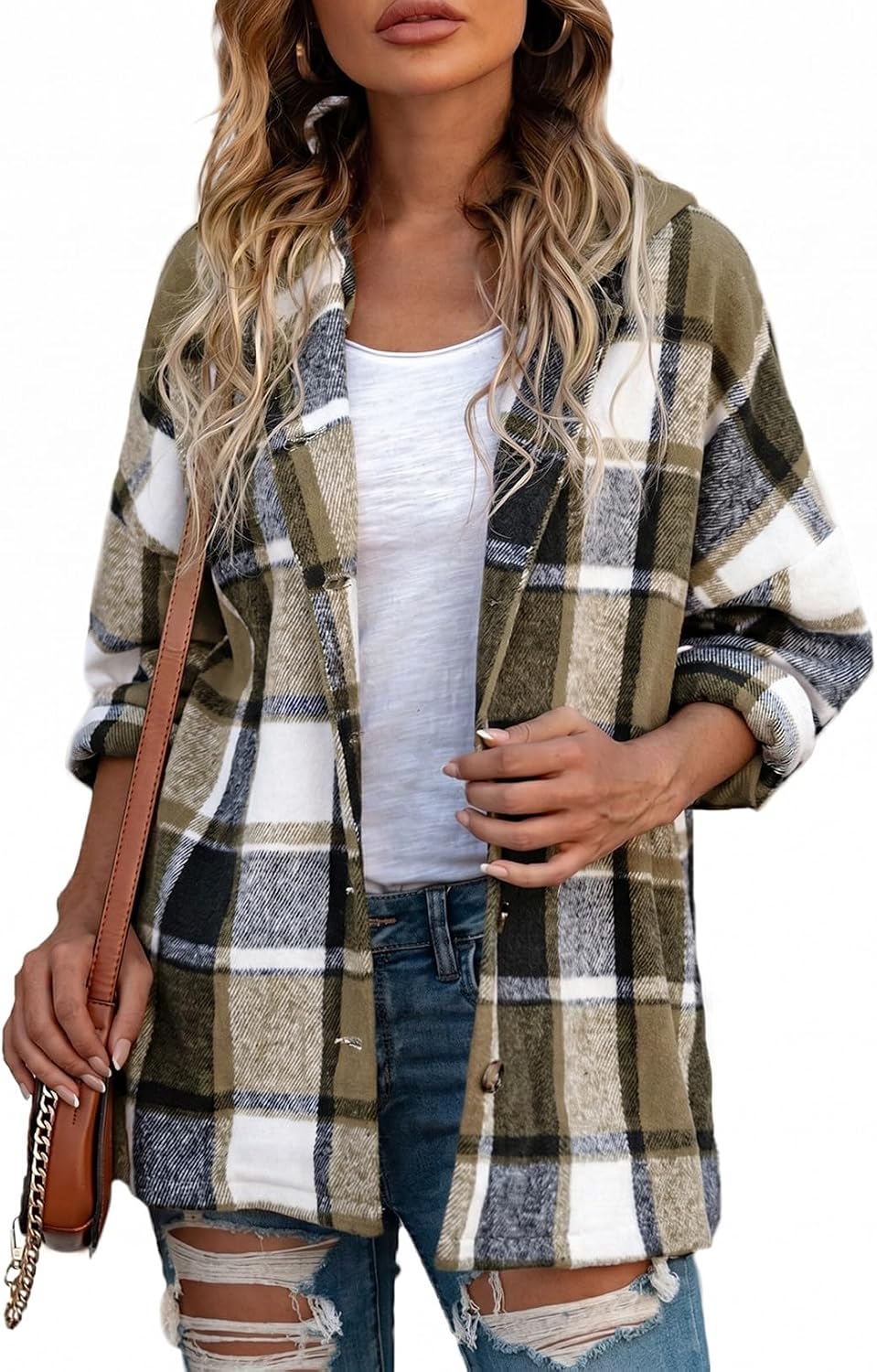 Hooded Flannel Shacket