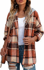 Hooded Flannel Shacket