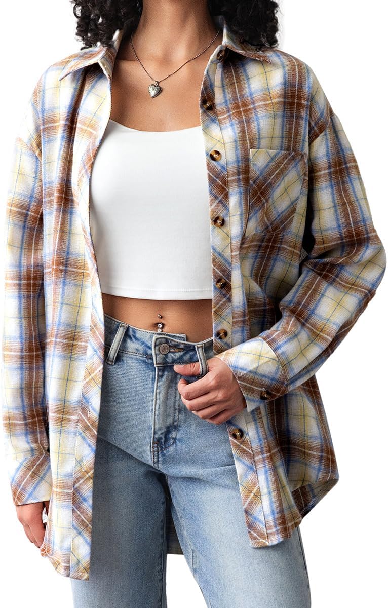 Button-Down Flannel Shirt