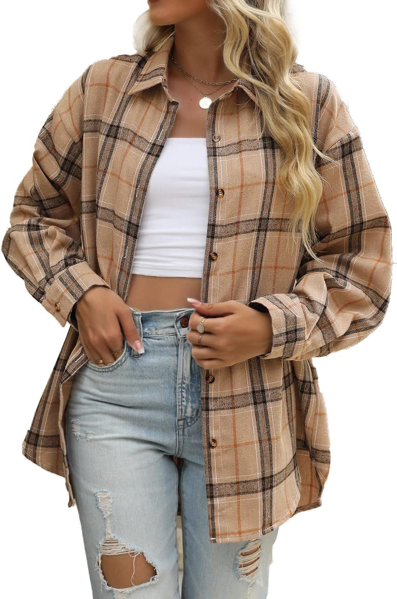 Button-Down Flannel Shirt
