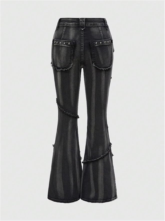 Studded Cargo Jeans