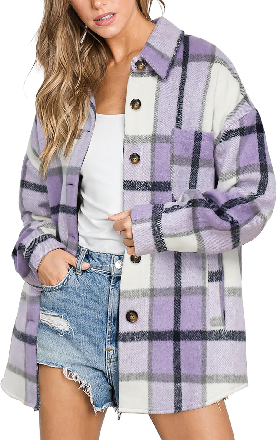 Plaid Pocket Shacket