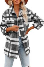 Classic Plaid Shirt Jacket