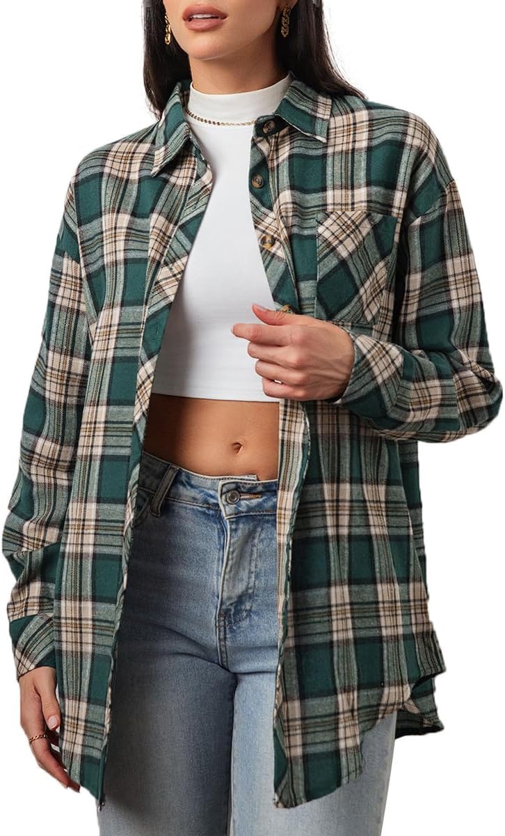 Button-Down Flannel Shirt