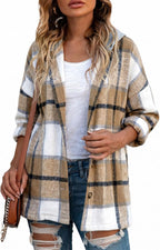 Hooded Flannel Shacket