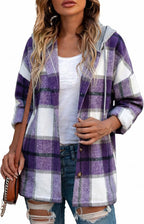 Hooded Flannel Shacket