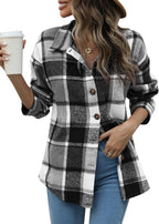 Classic Plaid Shirt Jacket