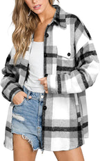 Classic Plaid Shirt Jacket