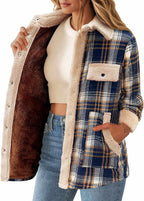 Flannel Jacket Fleece Shacket