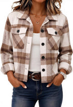 Cropped Plaid Shacket