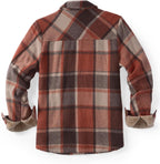 Sherpa Lined Plaid Coat