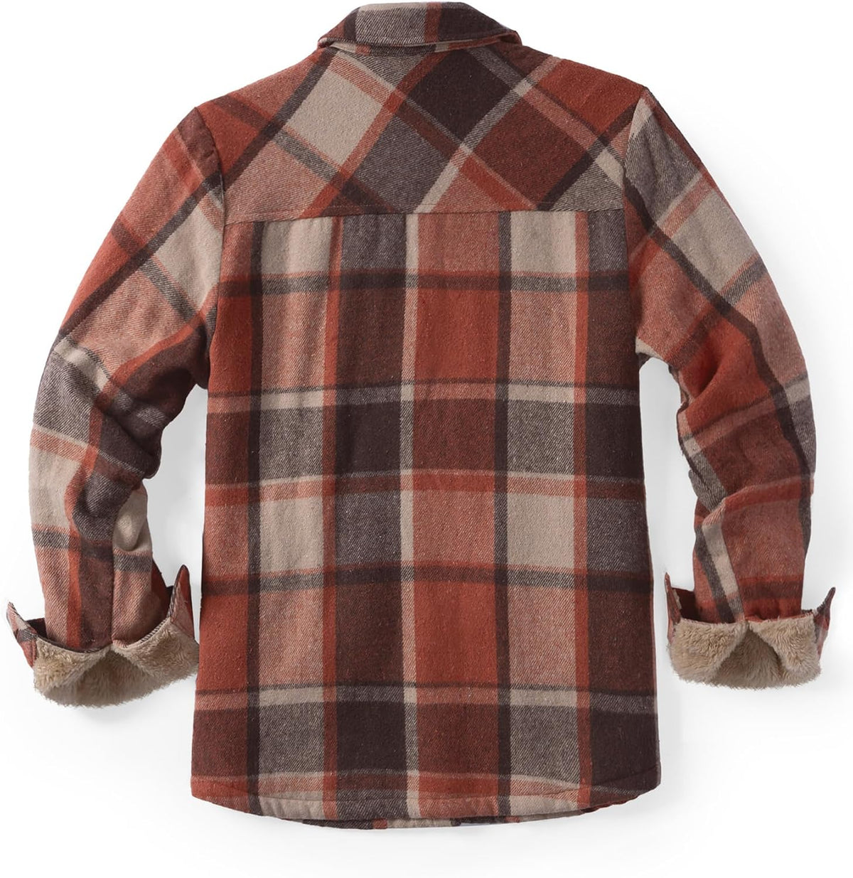 Sherpa Lined Plaid Coat
