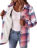 Sherpa Lined Plaid Coat