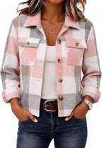 Cropped Plaid Shacket