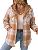 Fleece Lined Hooded Shacket