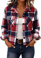 Cropped Plaid Shacket