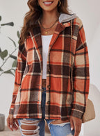 Hooded Flannel Shacket