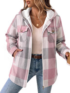 Fleece Lined Hooded Shacket