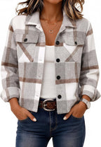 Cropped Plaid Shacket