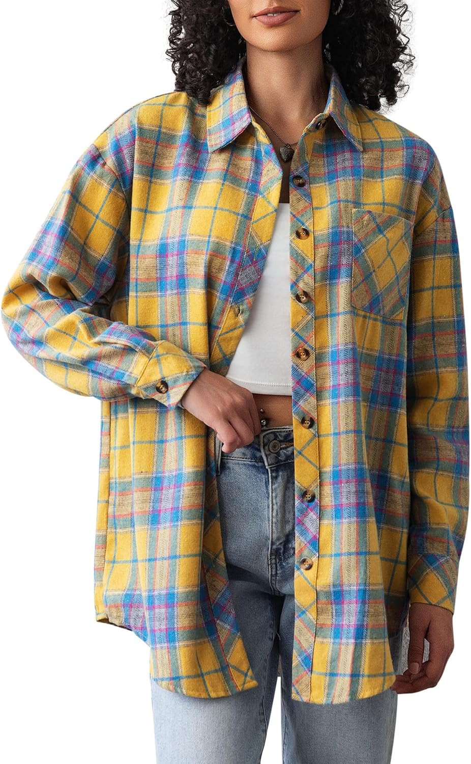 Button-Down Flannel Shirt