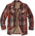 Sherpa Lined Plaid Coat