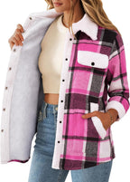 Flannel Jacket Fleece Shacket