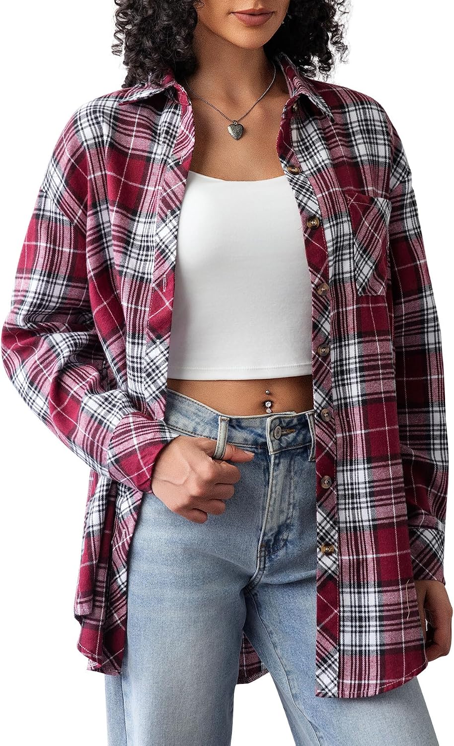 Button-Down Flannel Shirt