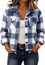 Cropped Plaid Shacket