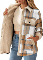 Flannel Jacket Fleece Shacket