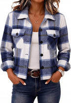 Cropped Plaid Shacket
