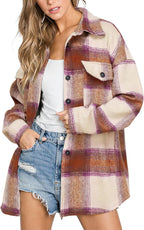 Classic Plaid Shirt Jacket