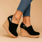 Augusta | Platform Wedge Ankle Booties for Women