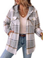 Fleece Lined Hooded Shacket